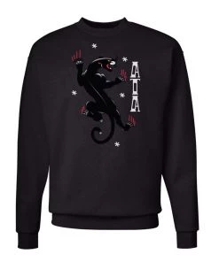 Arm The Animals Unisex | Tattoo Black Panther | Crewneck Sweatshirt Crew Sweatshirts