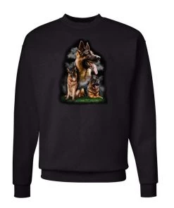Arm The Animals Unisex | German Shepard | Crewneck Sweatshirt Crew Sweatshirts
