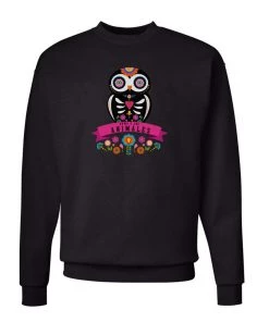Arm The Animals Unisex | Owl Alebrije | Crewneck Sweatshirt Crew Sweatshirts