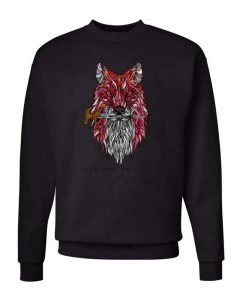 Arm The Animals Crew Sweatshirts Unisex | Dagger Fox | Crewneck Sweatshirt