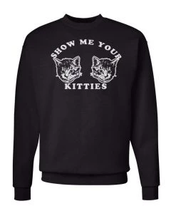Arm The Animals Unisex | My Kitties | Crewneck Sweatshirt Crew Sweatshirts
