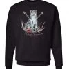 Arm The Animals Unisex | Ridgeline Snow Leopard | Crewneck Sweatshirt Crew Sweatshirts