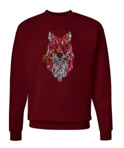 Arm The Animals Crew Sweatshirts Unisex | Dagger Fox | Crewneck Sweatshirt