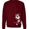 Arm The Animals Crew Sweatshirts Unisex | Cat The Ripper | Crewneck Sweatshirt