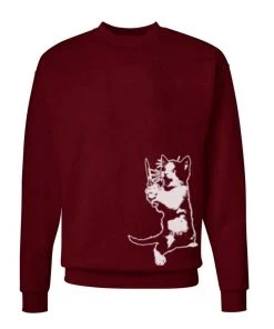 Arm The Animals Crew Sweatshirts Unisex | Cat The Ripper | Crewneck Sweatshirt