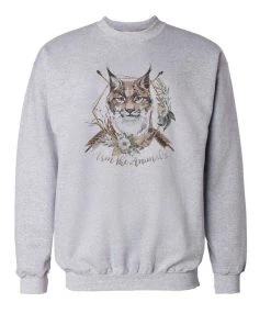 Arm The Animals Unisex | Ridgeline Lynx | Crewneck Sweatshirt