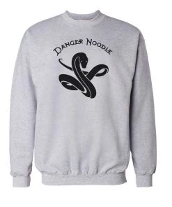 Arm The Animals Unisex | Danger Noodle | Crewneck Sweatshirt Crew Sweatshirts