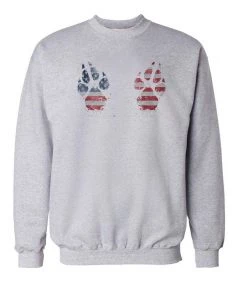 Arm The Animals Unisex | 4th Of July Paw-sive Aggressive | Crewneck Sweatshirt Crew Sweatshirts