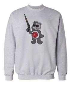 Arm The Animals Crew Sweatshirts Unisex | B-800 Judgement Bear | Crewneck Sweatshirt