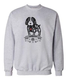 Arm The Animals Unisex | Hound Alebrije | Crewneck Sweatshirt Crew Sweatshirts