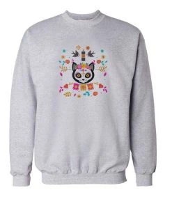 Arm The Animals Crew Sweatshirts Unisex | Spirit Cat | Crewneck Sweatshirt