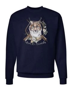 Arm The Animals Unisex | Ridgeline Lynx | Crewneck Sweatshirt