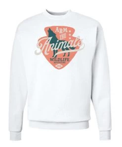 Arm The Animals Crew Sweatshirts Unisex | Howl | Crewneck Sweatshirt