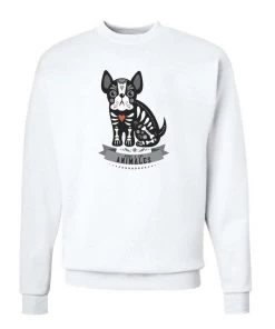 Arm The Animals Crew Sweatshirts Unisex | Frenchie Alebrije | Crewneck Sweatshirt