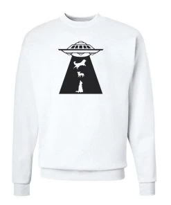 Arm The Animals Crew Sweatshirts Unisex | Dog Abduction | Crewneck Sweatshirt