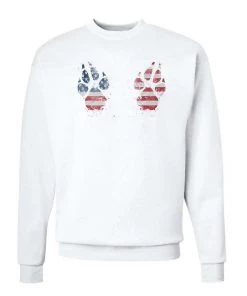 Arm The Animals Unisex | 4th Of July Paw-sive Aggressive | Crewneck Sweatshirt Crew Sweatshirts