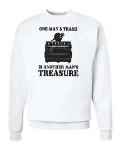 Arm The Animals Unisex | One Mans Trash | Crewneck Sweatshirt Crew Sweatshirts