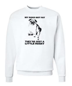 Arm The Animals Unisex | Just A Little Bit Husky | Crewneck Sweatshirt Crew Sweatshirts