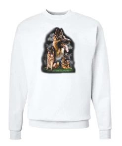 Arm The Animals Unisex | German Shepard | Crewneck Sweatshirt Crew Sweatshirts
