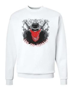 Arm The Animals Unisex | Gorilla Riot | Crewneck Sweatshirt Crew Sweatshirts