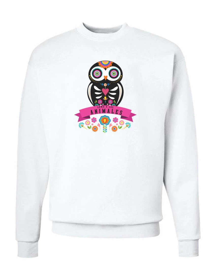 Arm The Animals Unisex | Owl Alebrije | Crewneck Sweatshirt Crew Sweatshirts