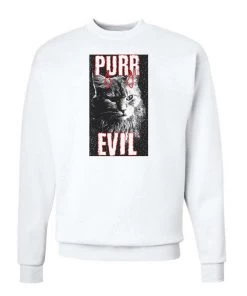 Arm The Animals Unisex | Purr Evil | Crewneck Sweatshirt