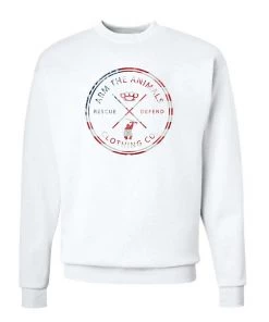 Arm The Animals Crew Sweatshirts Unisex | 4th Of July Rescue Knuckles | Crewneck Sweatshirt