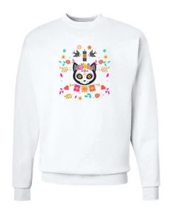 Arm The Animals Crew Sweatshirts Unisex | Spirit Cat | Crewneck Sweatshirt