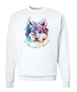 Arm The Animals Unisex | Sunset Wolf | Crewneck Sweatshirt
