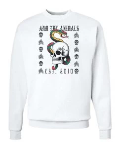 Arm The Animals Unisex | Tattoo Snake | Crewneck Sweatshirt Crew Sweatshirts