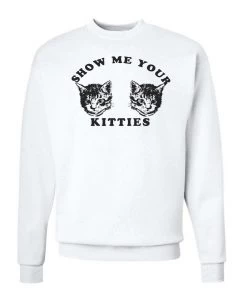 Arm The Animals Unisex | My Kitties | Crewneck Sweatshirt Crew Sweatshirts