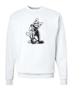 Arm The Animals Unisex | Reefer Kitty | Crewneck Sweatshirt Crew Sweatshirts