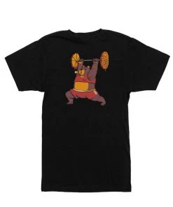 Tobias Fonseca Unisex | Squat Bear Gym, I Love To Eat Pizza | Crew Tees
