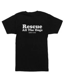 Barks Of Love Tees Unisex | Rescue All The Dogs | Crew