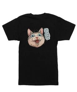 Cats With Their Tongues Out Tees Unisex | Ekekekkekkek | Crew