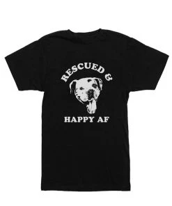 Animal Rescue Mission Unisex | Rescued And Happy AF | Crew