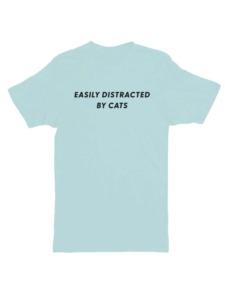 Arm The Animals Unisex | Easily Distracted Cat | Crew Tees