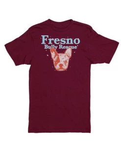 Tees Unisex | Fresno Bully Rescue Frenchie Logo | Crew