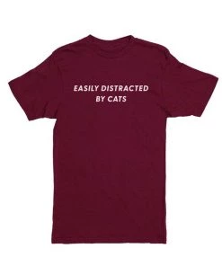 Arm The Animals Unisex | Easily Distracted Cat | Crew Tees
