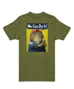 Pizza Cat Unisex | We Can Do It | Crew