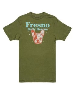 Tees Unisex | Fresno Bully Rescue Frenchie Logo | Crew