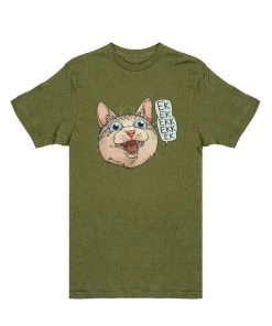 Cats With Their Tongues Out Tees Unisex | Ekekekkekkek | Crew