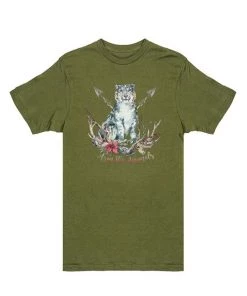 Arm The Animals Unisex | Ridgeline Snow Leopard | Crew Tees
