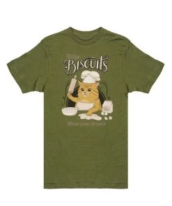 Pizza Cat Tees Unisex | Biscuits | Crew