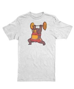 Tobias Fonseca Unisex | Squat Bear Gym, I Love To Eat Pizza | Crew Tees