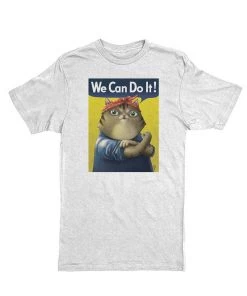 Pizza Cat Unisex | We Can Do It | Crew