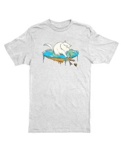 Tobias Fonseca Unisex | Flat Earth Cat | Crew Tees
