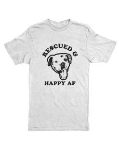 Animal Rescue Mission Unisex | Rescued And Happy AF | Crew