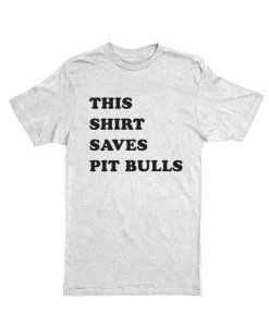 Animal Rescue Mission Tees Unisex | This Shirt Saves Pit Bulls | Crew