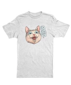 Cats With Their Tongues Out Tees Unisex | Ekekekkekkek | Crew